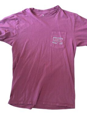 Southern Marsh Collection Red T-shirt Blue Duck Logo Tee Size Medium Mens